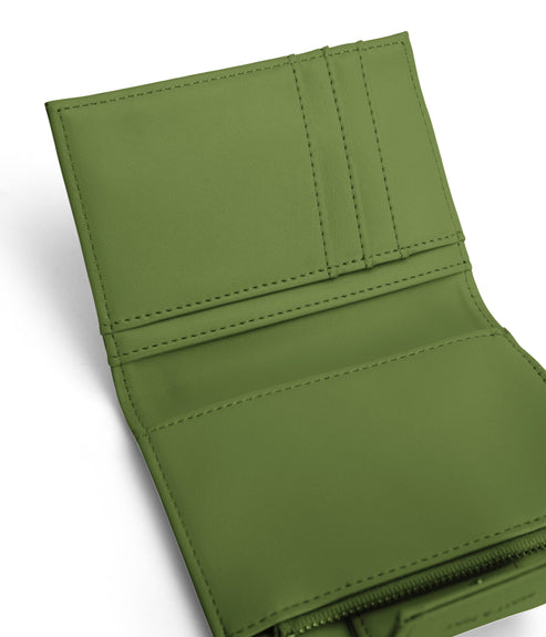 CRUISESM Small Vegan Wallet - Loom | Color: Green - variant::parrot