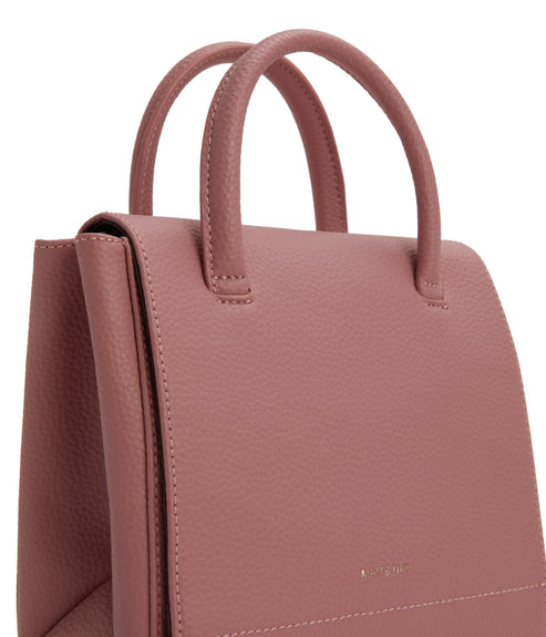 ADELSM Small Vegan Satchel - Purity | Color: Pink - variant::rose