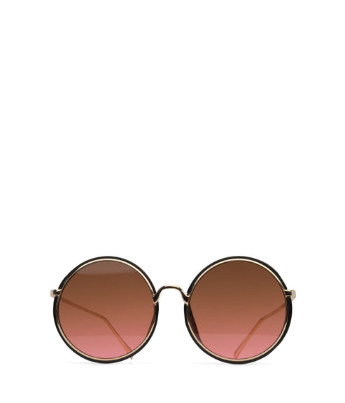 CADEL Black Round Sunglasses | Color: Black - variant::black