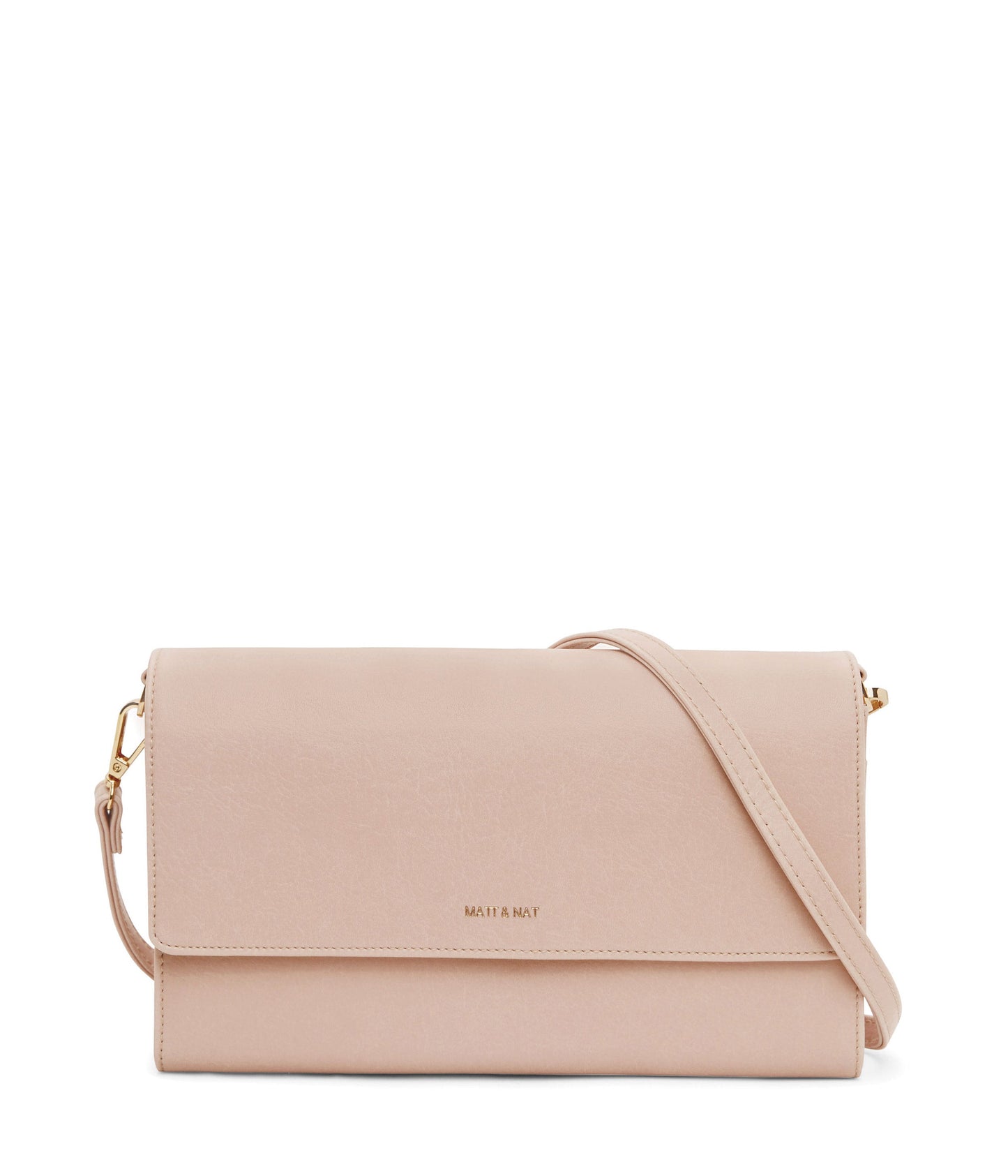 DREWLG Large Vegan Crossbody Bag - Vintage | Color: Pink - variant::pastel