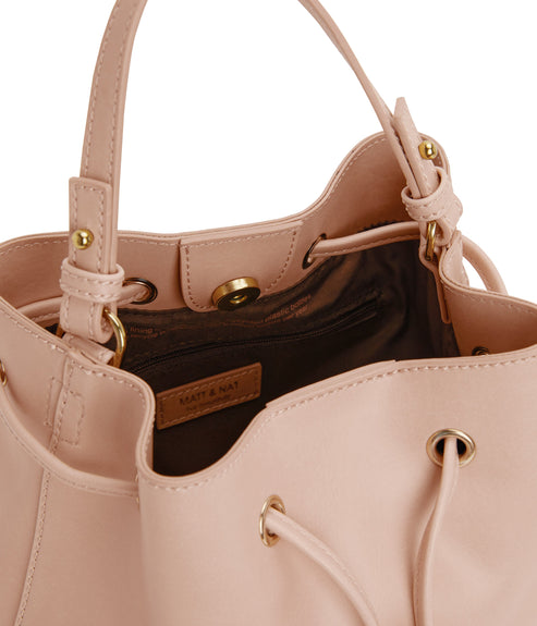 DUPONT Vegan Bucket Bag - Vintage | Color: Pink - variant::pastel