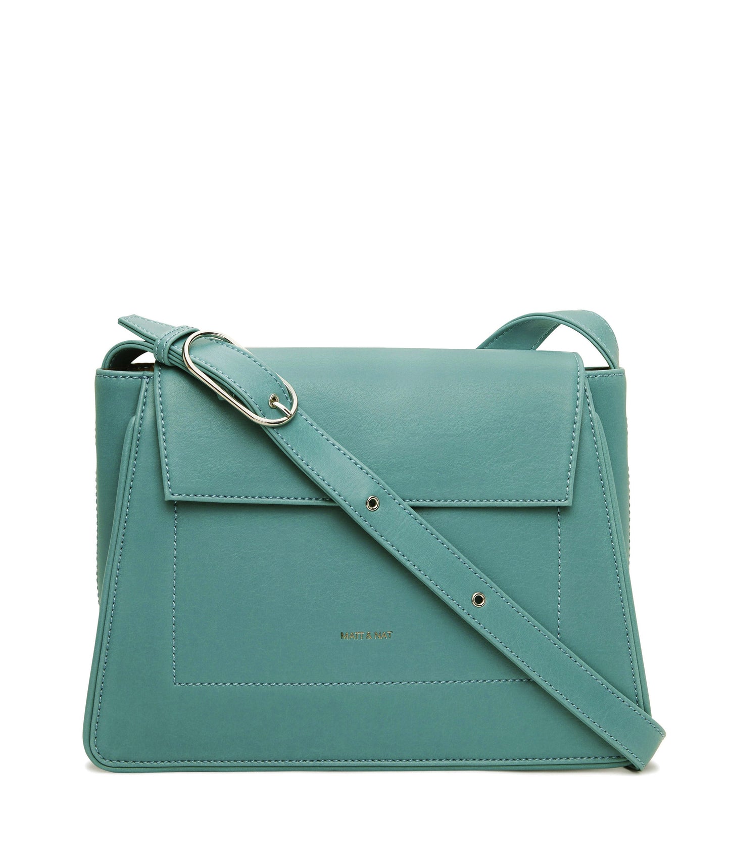 LEIA Vegan Shoulder Bag - Vintage | Color: Blue - variant::oasis