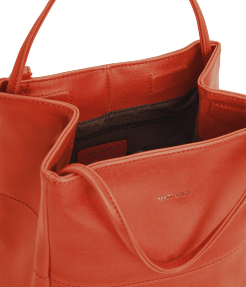 WILLASM Small Vegan Tote Bag - Vintage | Color: Red - variant::cardinal