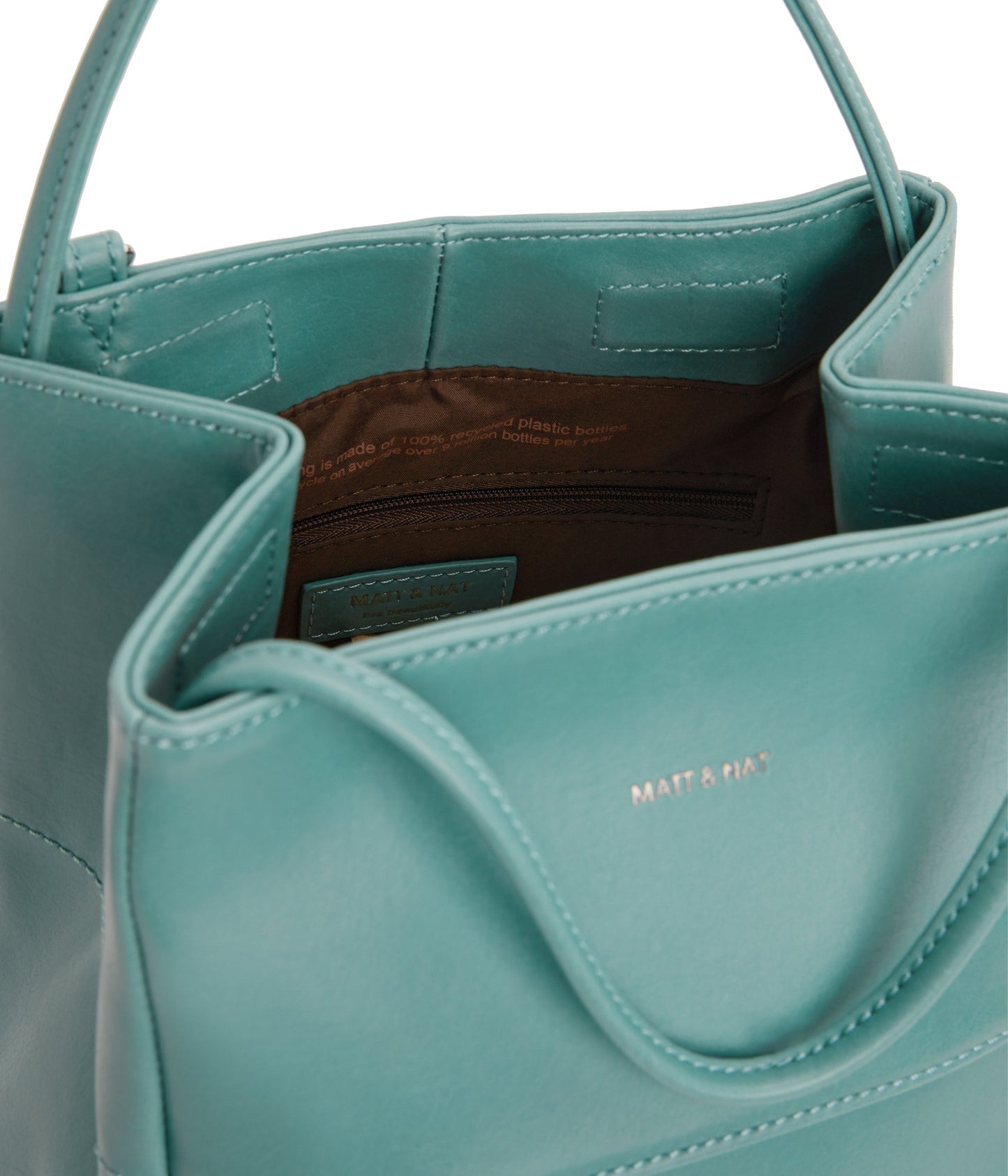 WILLASM Small Vegan Tote Bag - Vintage | Color: Blue - variant::oasis