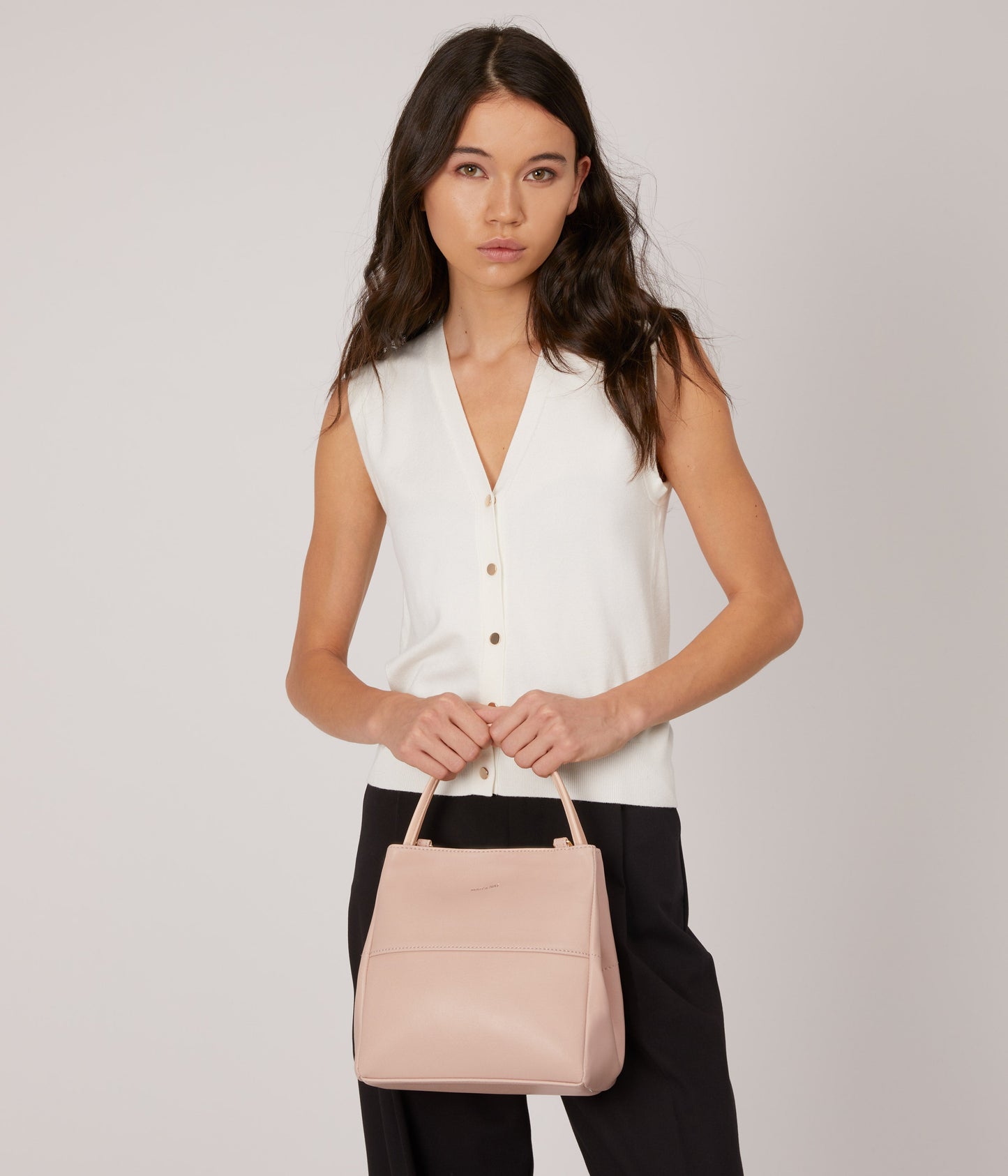 WILLASM Small Vegan Tote Bag - Vintage | Color: Pink - variant::pastel