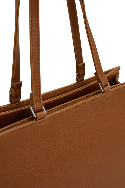 FORA Vegan Satchel - Vintage | Color: Brown - variant::chili