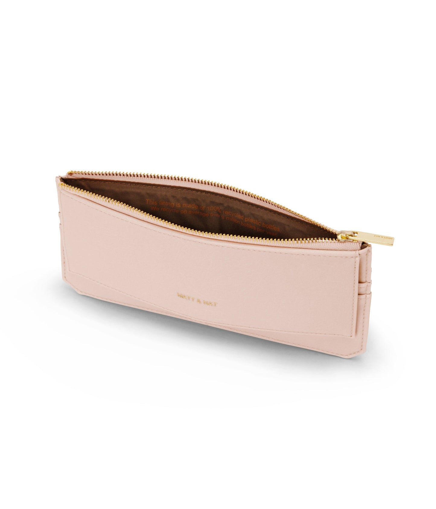 PERLA Vegan Flat Wallet - Vintage | Color: Pink - variant::pastel