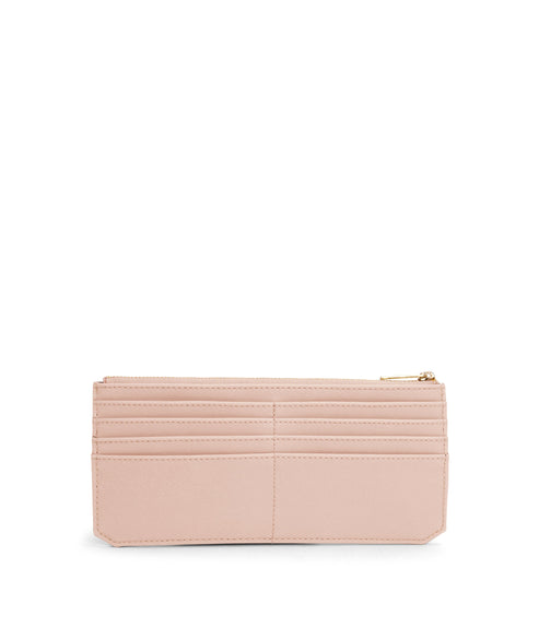 PERLA Vegan Flat Wallet - Vintage | Color: Pink - variant::pastel