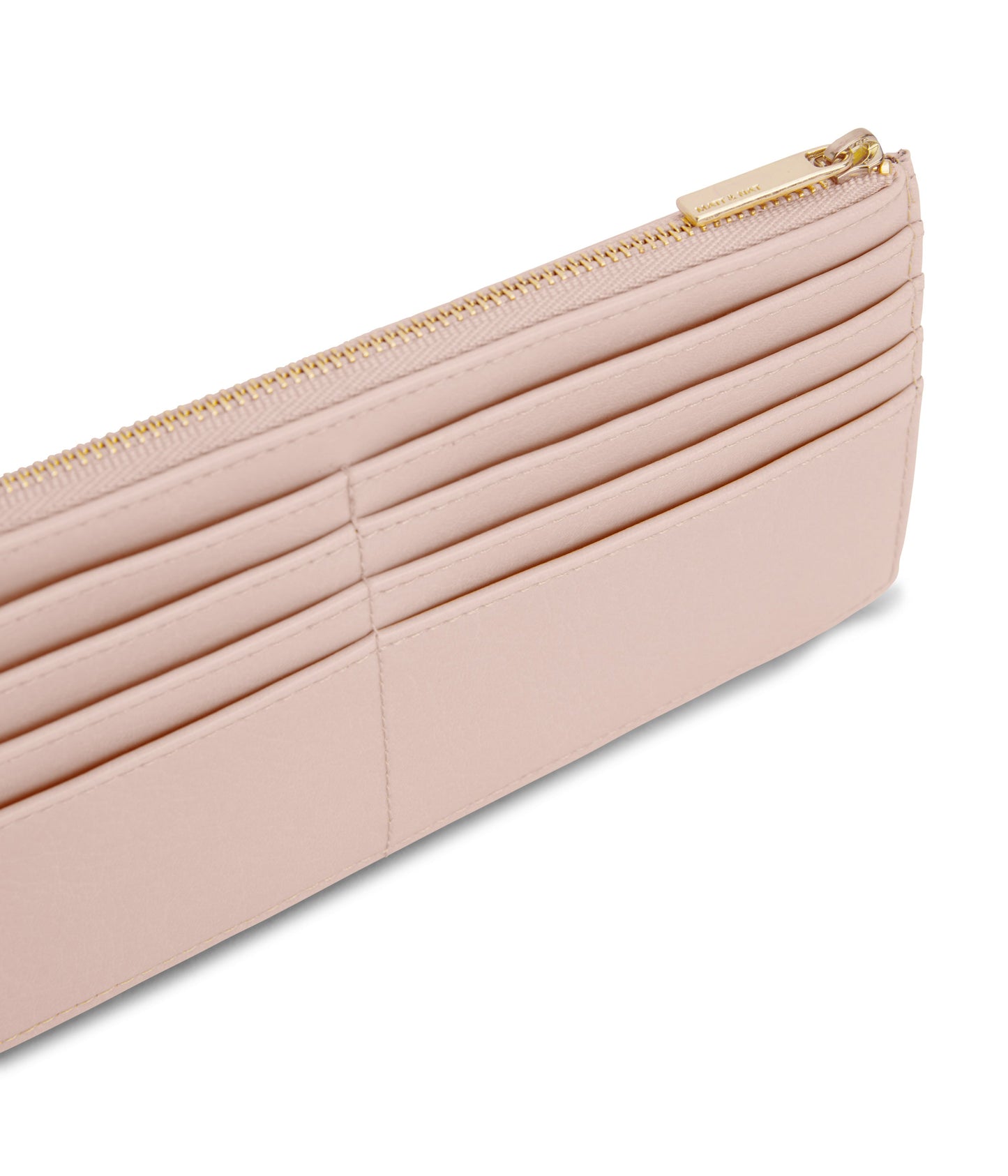 PERLA Vegan Flat Wallet - Vintage | Color: Pink - variant::pastel