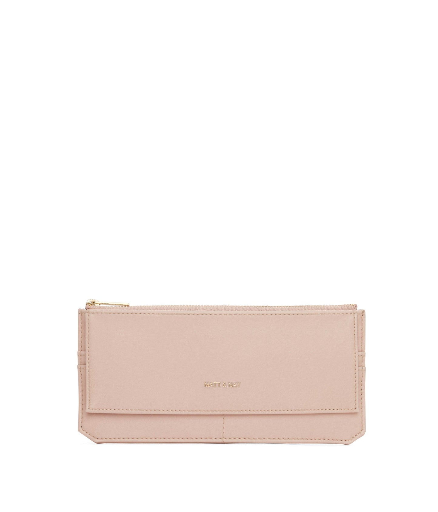PERLA Vegan Flat Wallet - Vintage | Color: Pink - variant::pastel