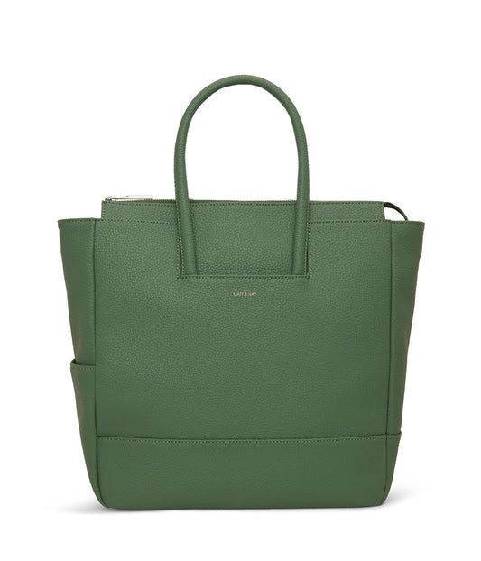 PERCIO Vegan Diaper Bag - Purity | Color: Green - variant::herb