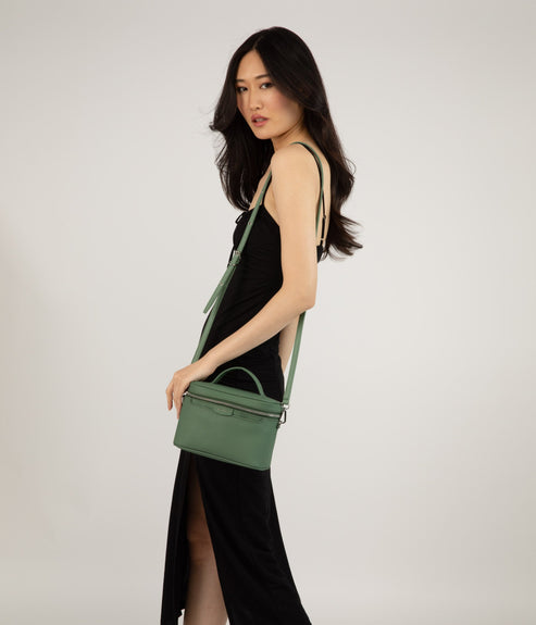 CORTNEY Vegan Crossbody Bag - Purity | Color: Pink - variant::flora