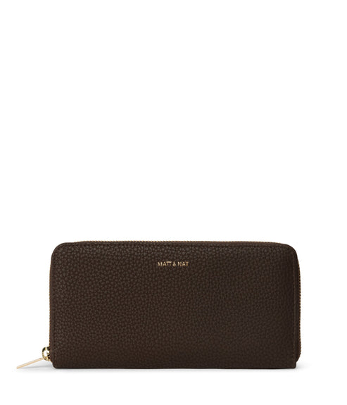 CENTRAL Vegan Wallet - Purity | Color: Brown - variant::truffle