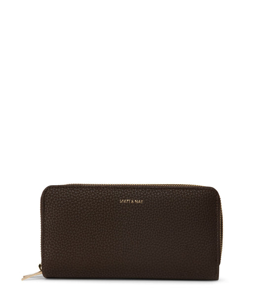 SUBLIME Vegan Wallet - Purity | Color: Brown - variant::truffle