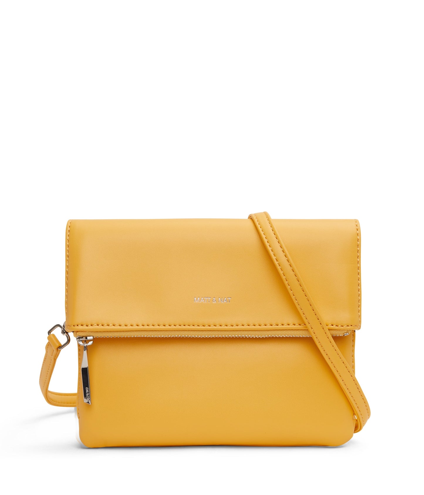 HILEY Vegan Crossbody Bag - Sol | Color: Yellow - variant::citrine