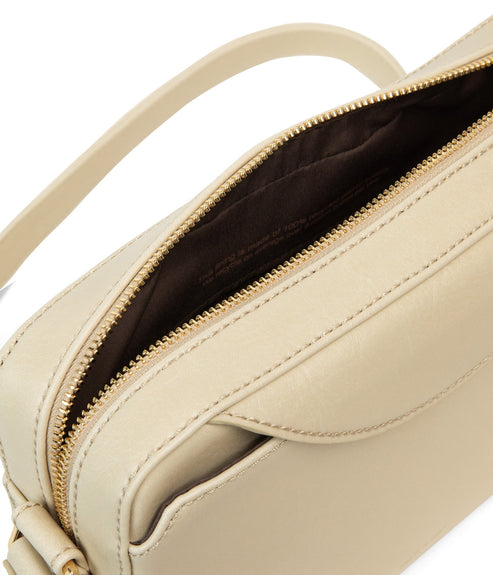 BRIDGE Vegan Crossbody Bag - Vintage | Color: White - variant::vanilla