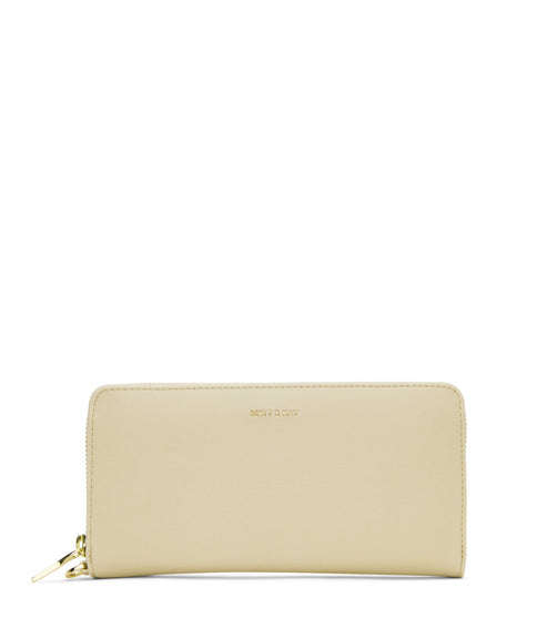 ELM Vegan Continental Wallet - Vintage | Color: White - variant::vanilla