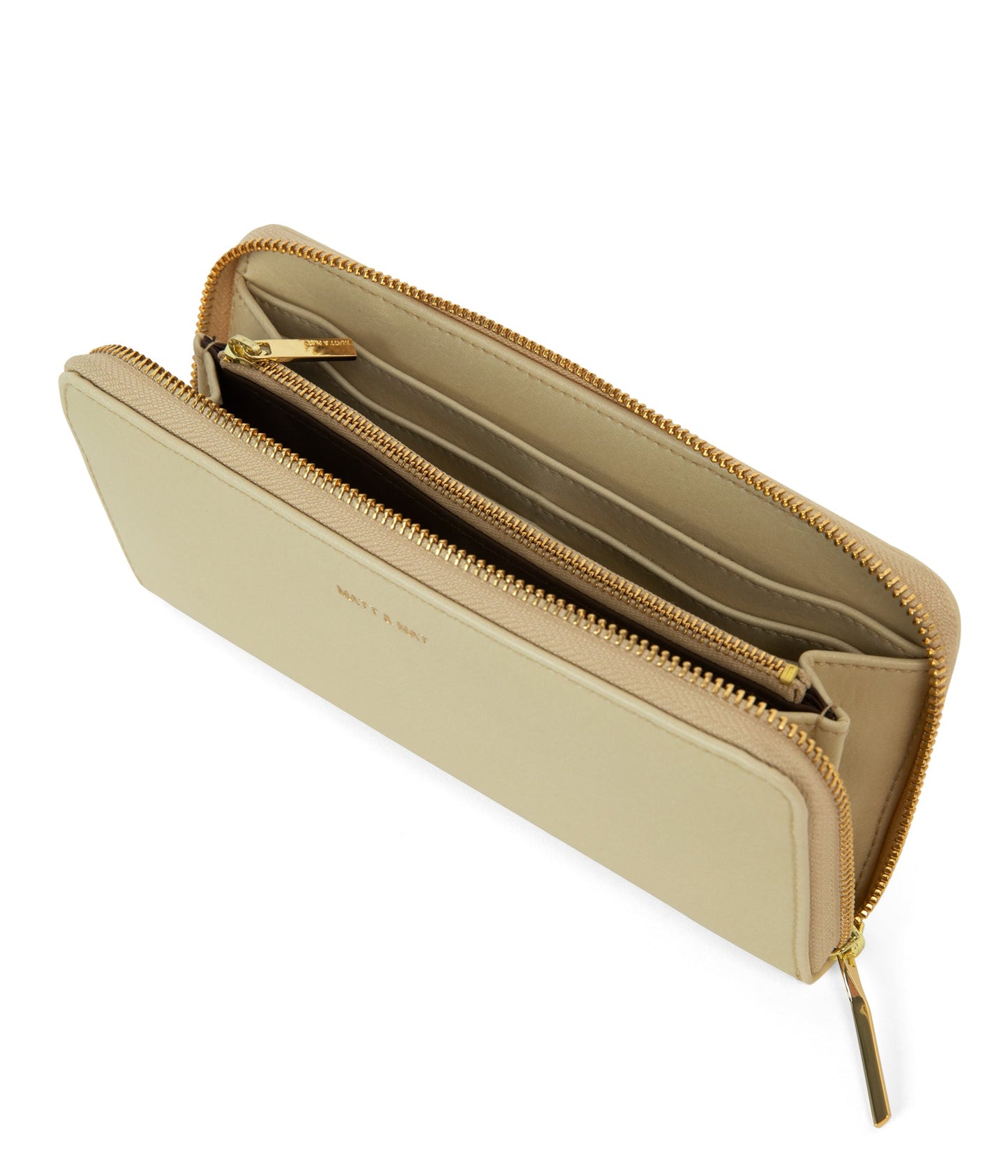 ELM Vegan Continental Wallet - Vintage | Color: White - variant::vanilla