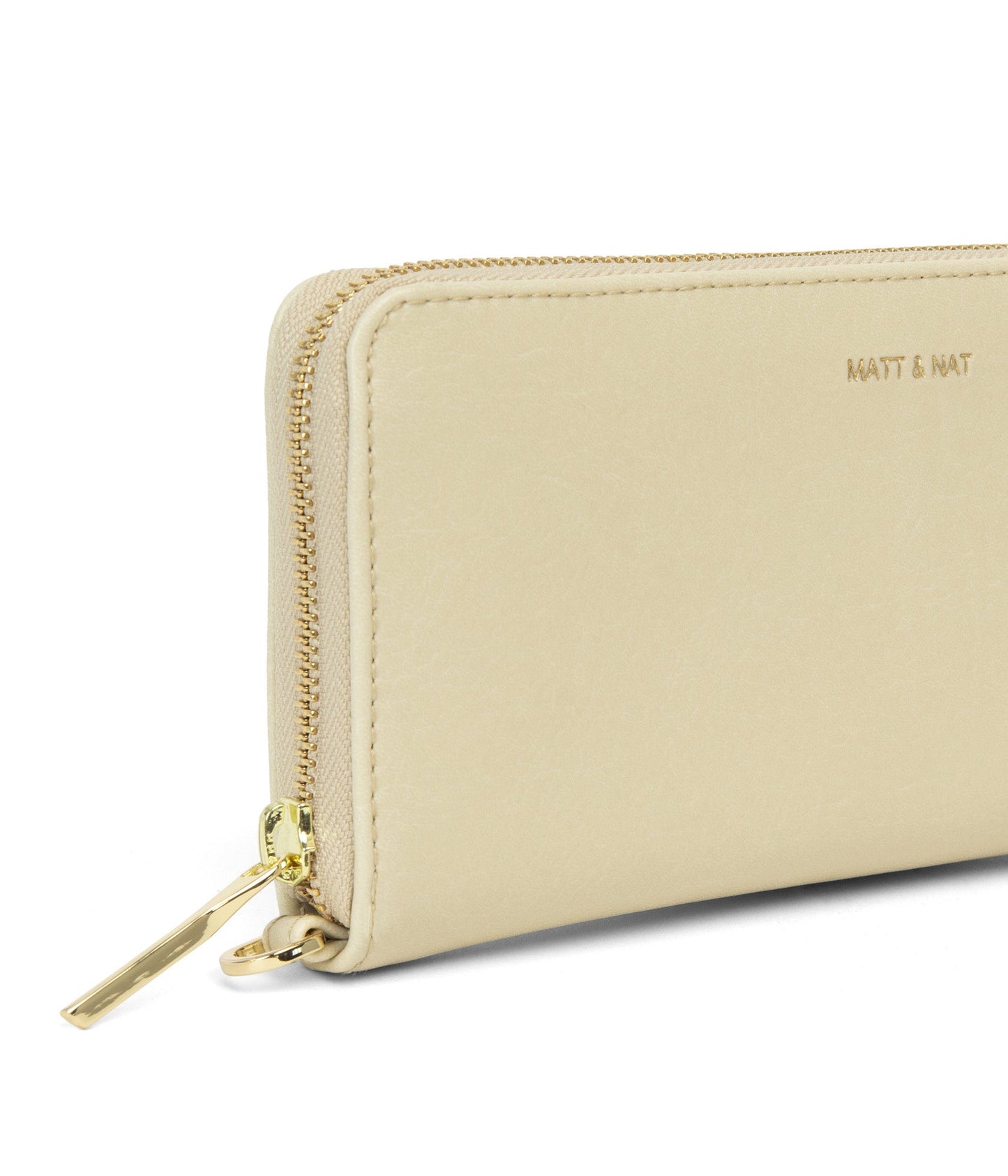 ELM Vegan Continental Wallet - Vintage | Color: White - variant::vanilla