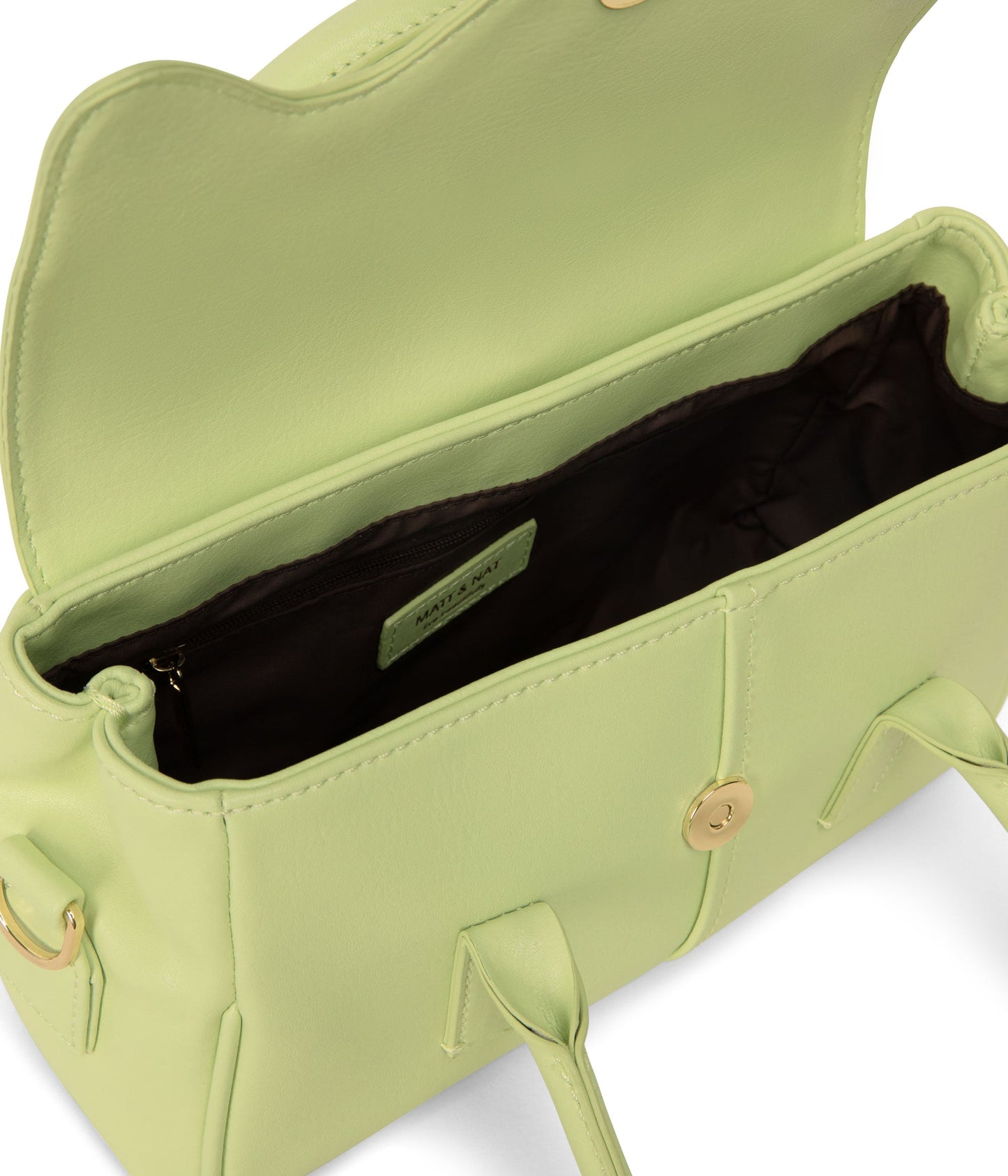 GABBY Vegan Satchel - Arbor | Color: Green - variant::martini