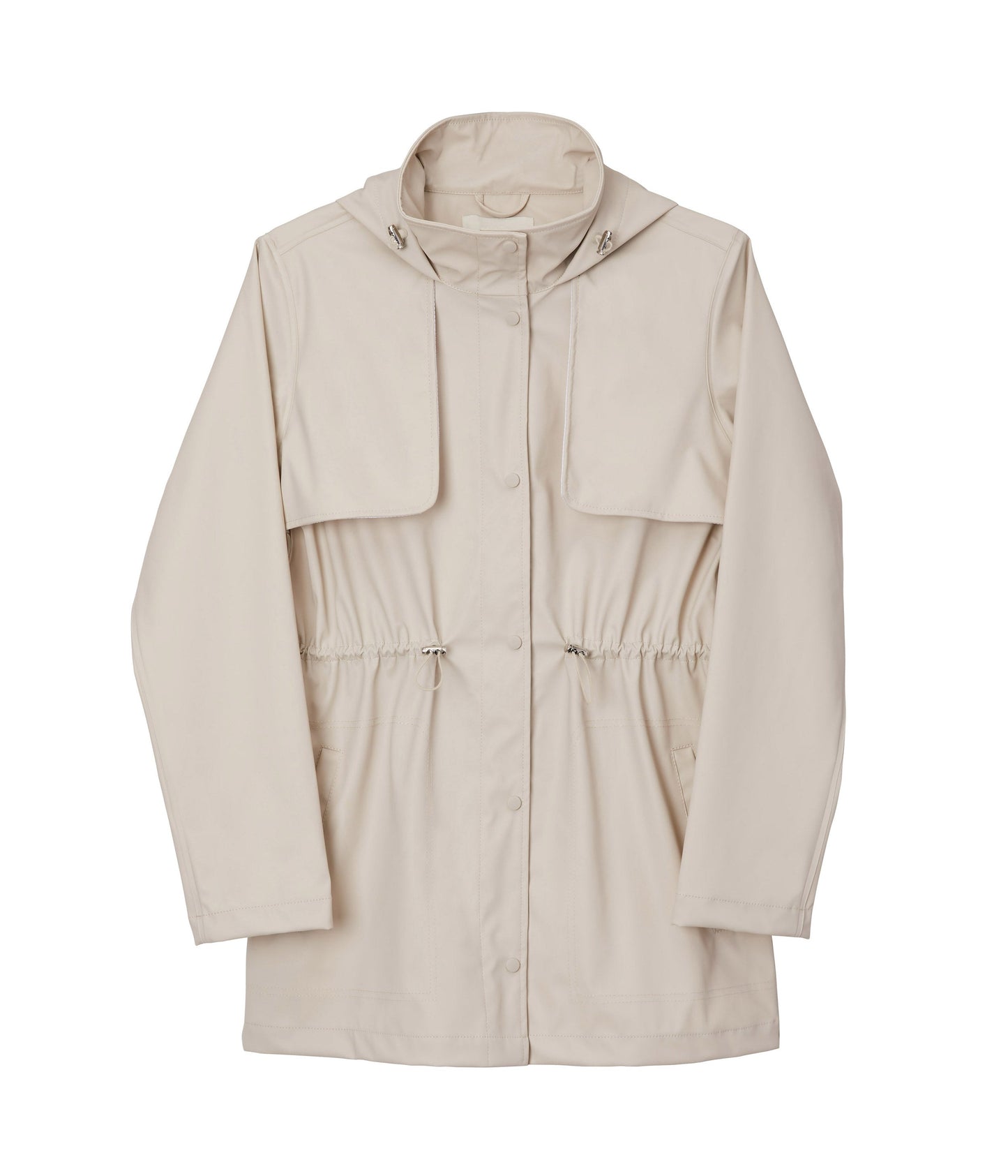 ALEXIS Women’s Rain Jacket | Color: White - variant::nude
