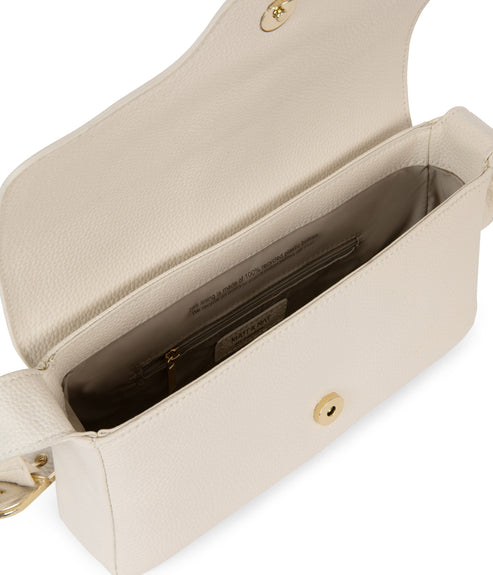 ISABELLE Vegan Shoulder Bag – Grain | Color: Beige - variant::oat