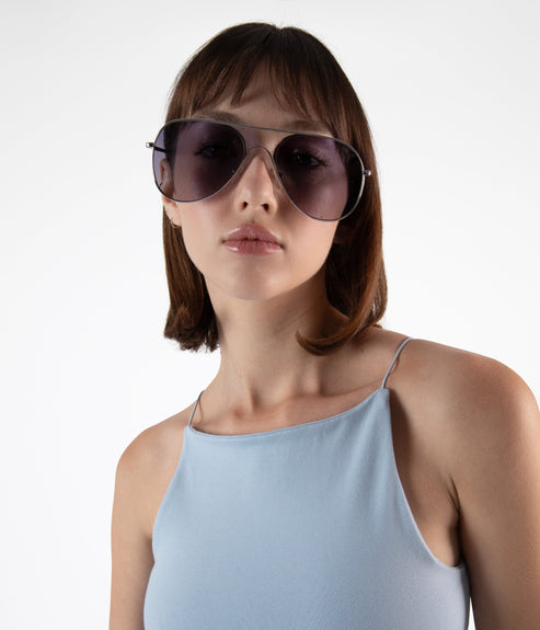 KAI Aviator Sunglasses | Color: Grey - variant::silver