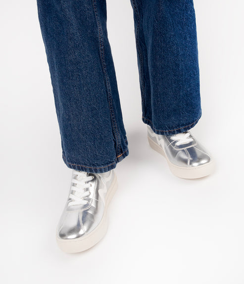 EIRA Women's Vegan Sneakers | Color: Peach - variant::peach