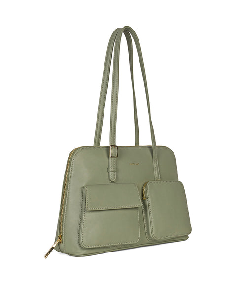 Imena Vegan Tote Bag - Forum | Color: Fennel - variant::fennel