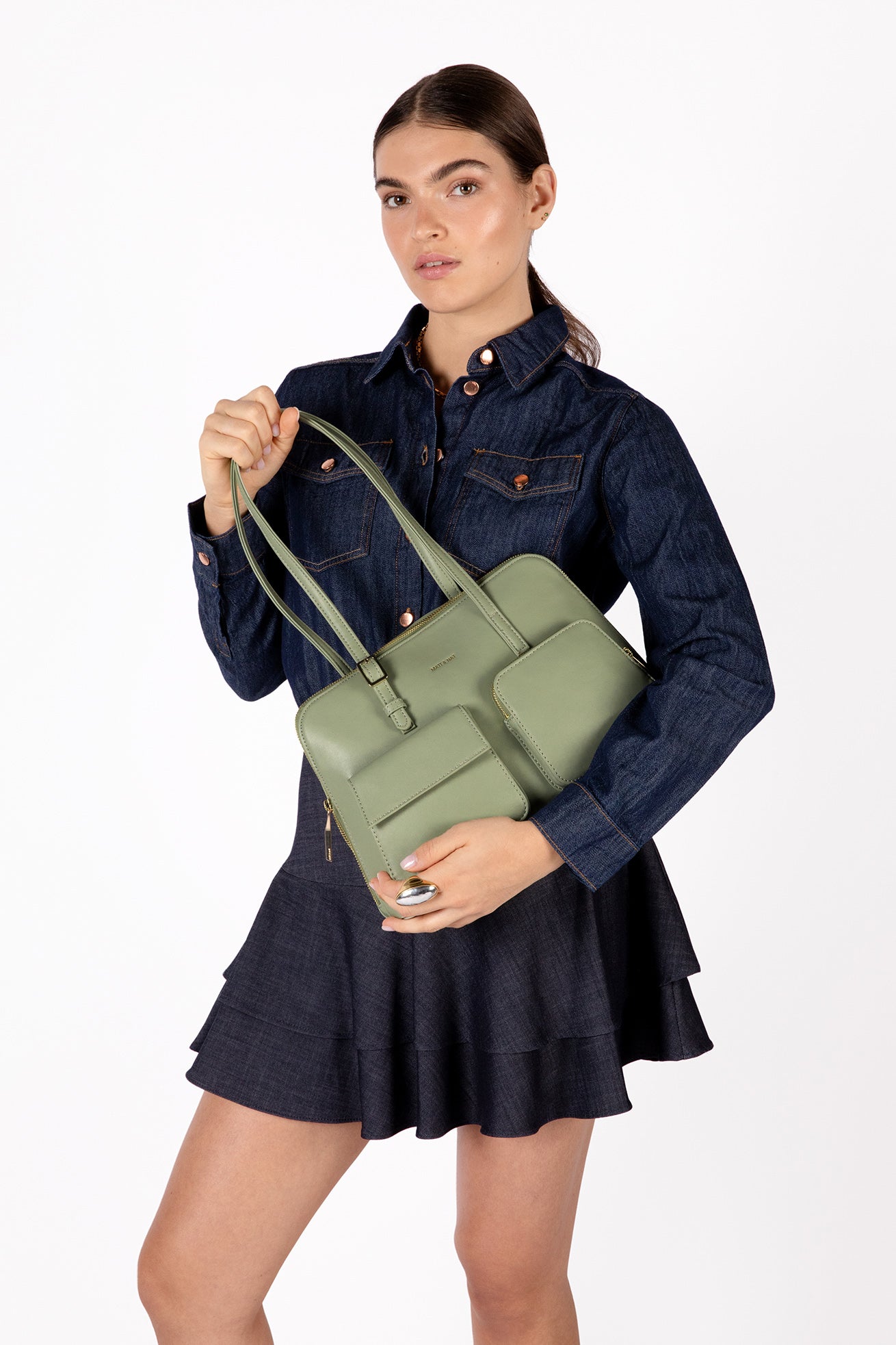 Imena Vegan Tote Bag - Forum | Color: Black - variant::black