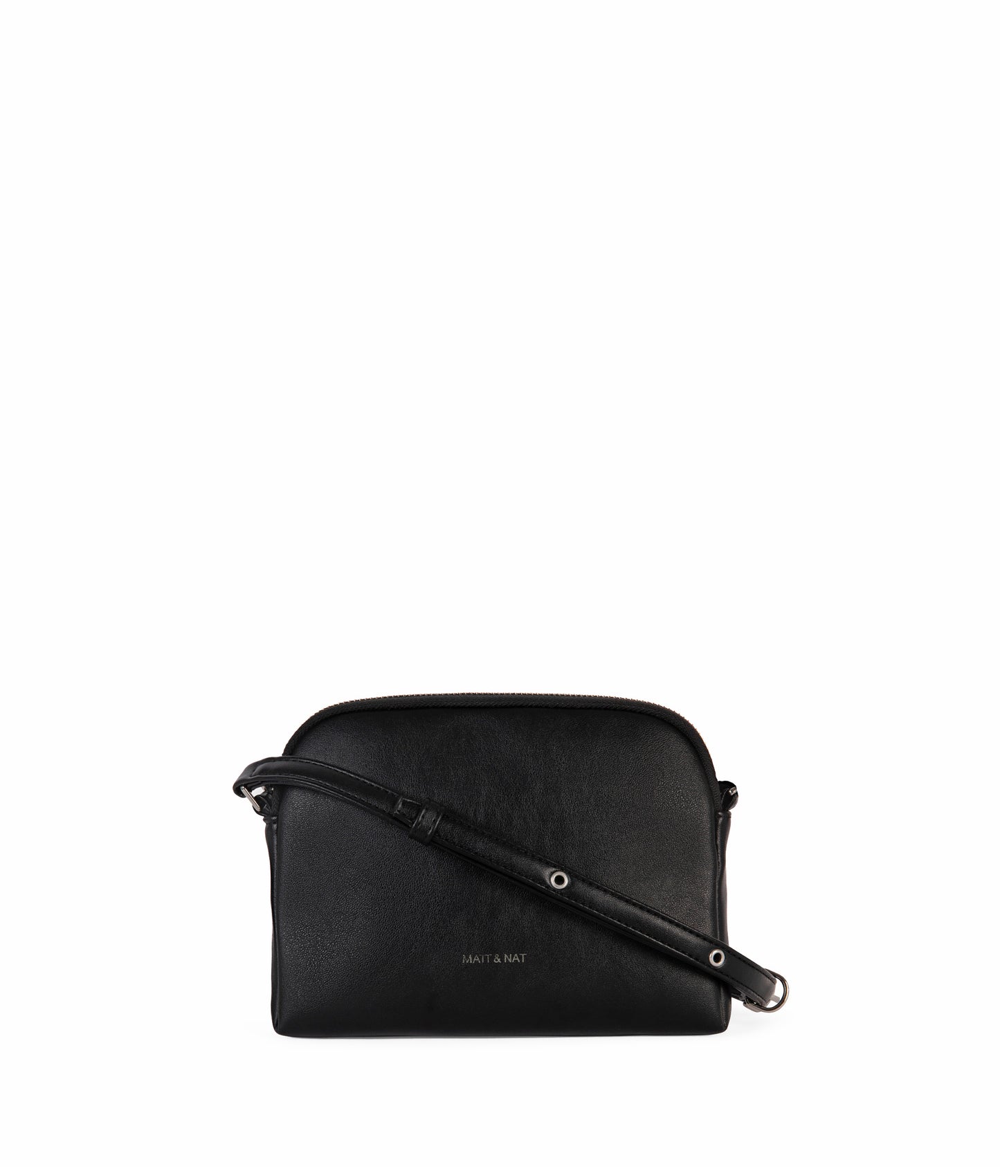 KRISTY Slim Vegan Crossbody Bag - Forum | Color: Black - variant::black