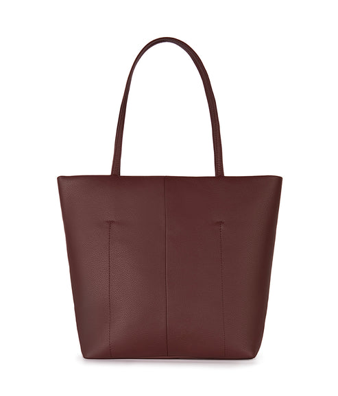 NATALIA Vegan Tote Bag – Grain | Color: Cherry - variant::cherry