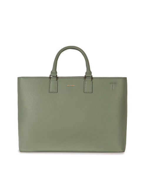 SEVYN Vegan Satchel - Purity | Color: Olivine - variant::olivine