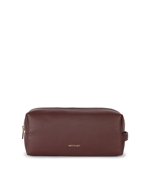 BLAIR Vegan Toiletry Case - Grain | Color: Cherry - variant::cherry