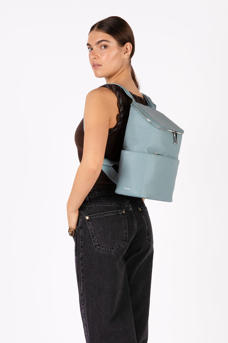 BRAVE Vegan Backpack - Grain | Color: Aquamarine - variant::aquamarine