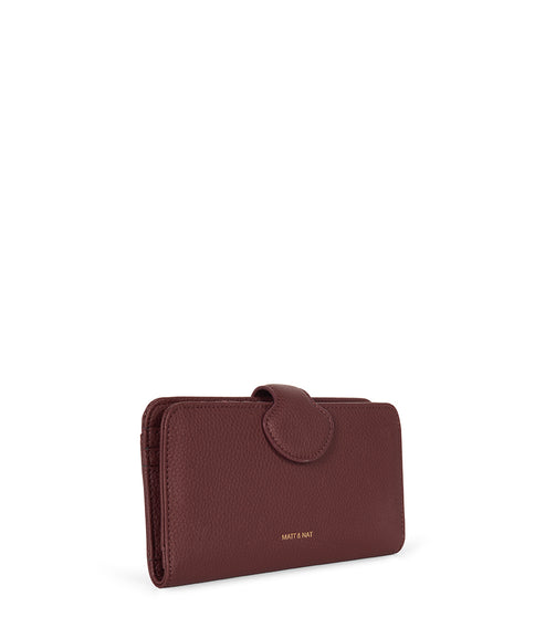 FLOAT Vegan Wallet - Grain | Color: Cherry - variant::cherry