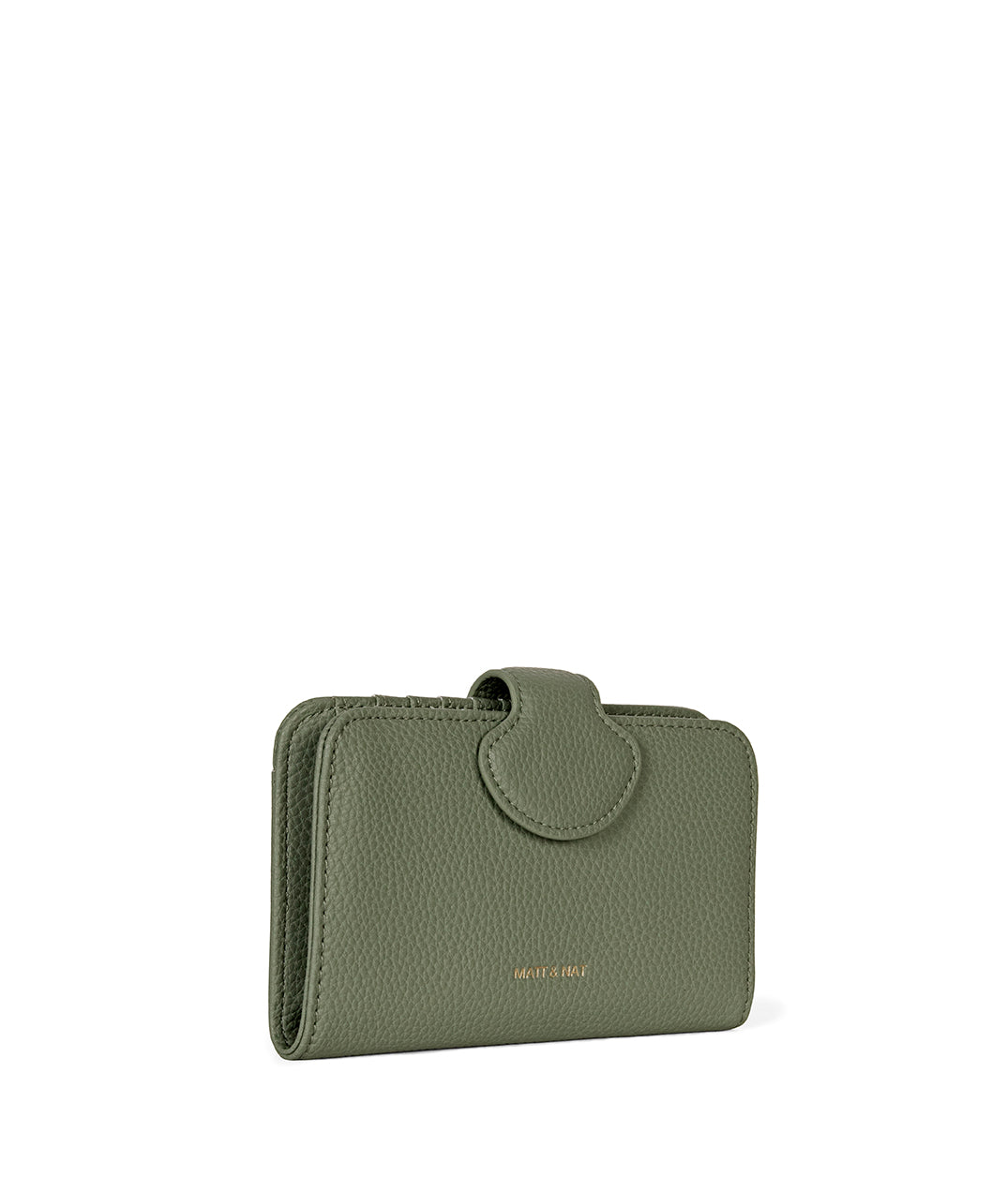 FLOATSM Small Vegan Wallet - Grain | Color: Olivine- variant::olivine