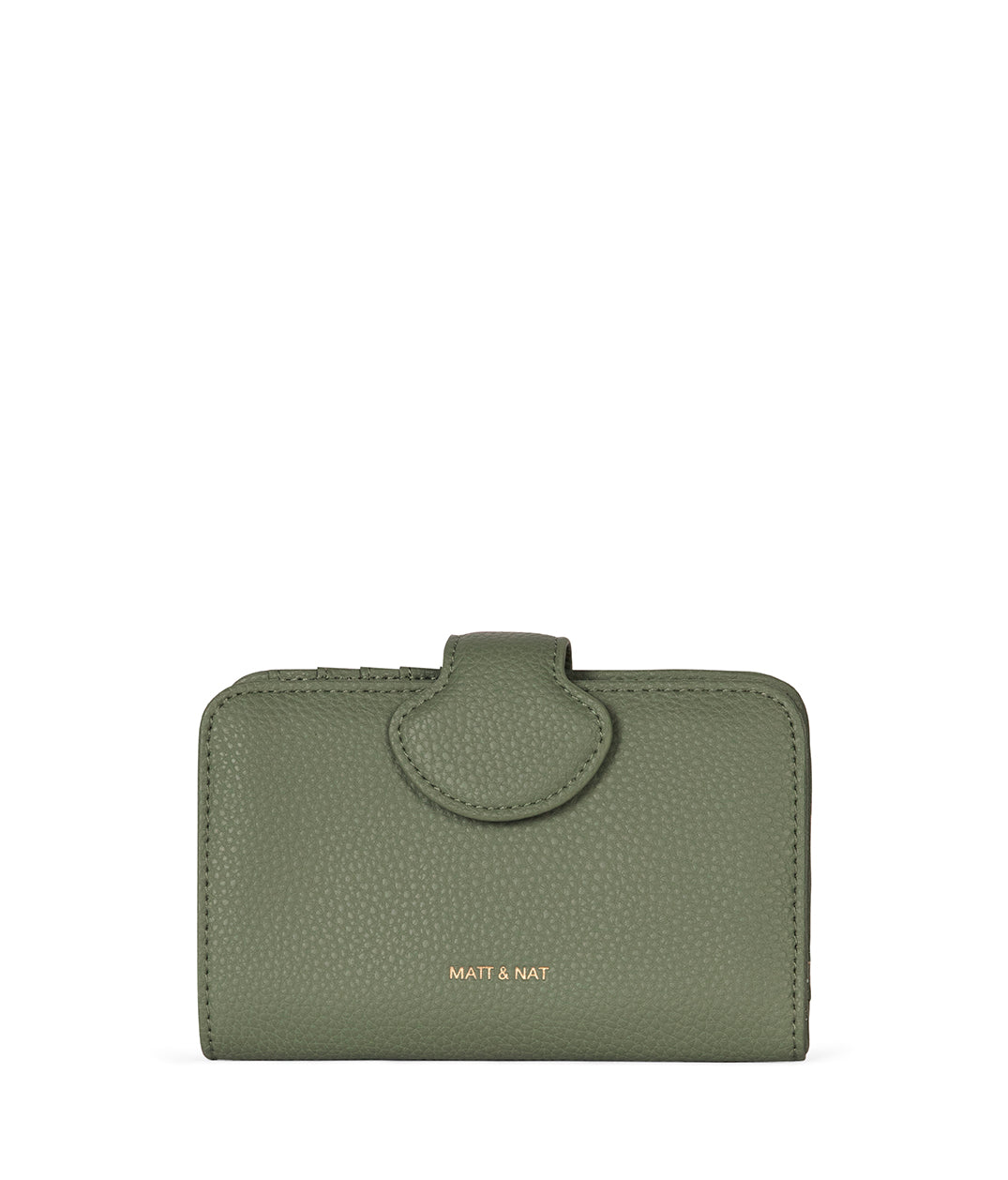 FLOATSM Small Vegan Wallet - Grain | Color: Olivine- variant::olivine