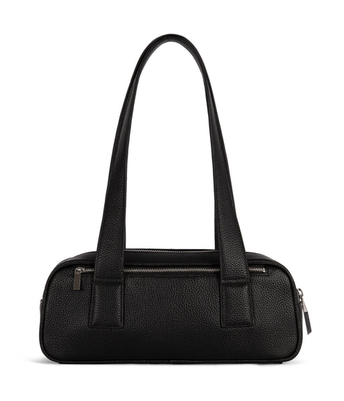 LEMUR Vegan Satchel – Grain | Color: Black - variant::black