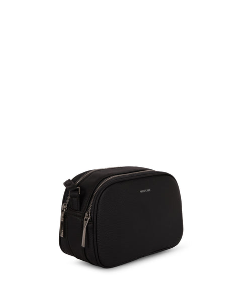 PAIR Vegan Crossbody Bag - Grain | Color: Black - variant::black