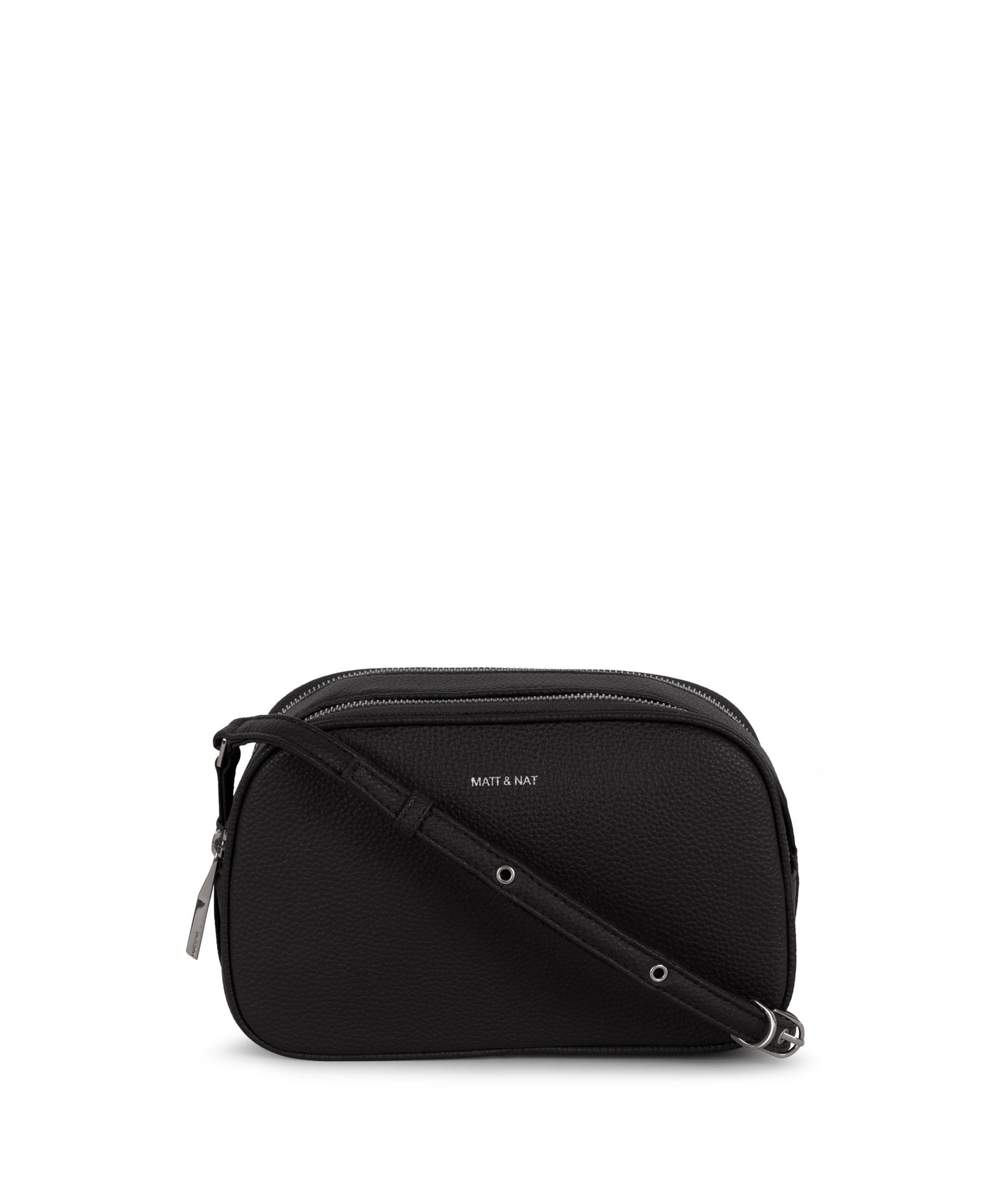 PAIR Vegan Crossbody Bag - Grain | Color: Black - variant::black