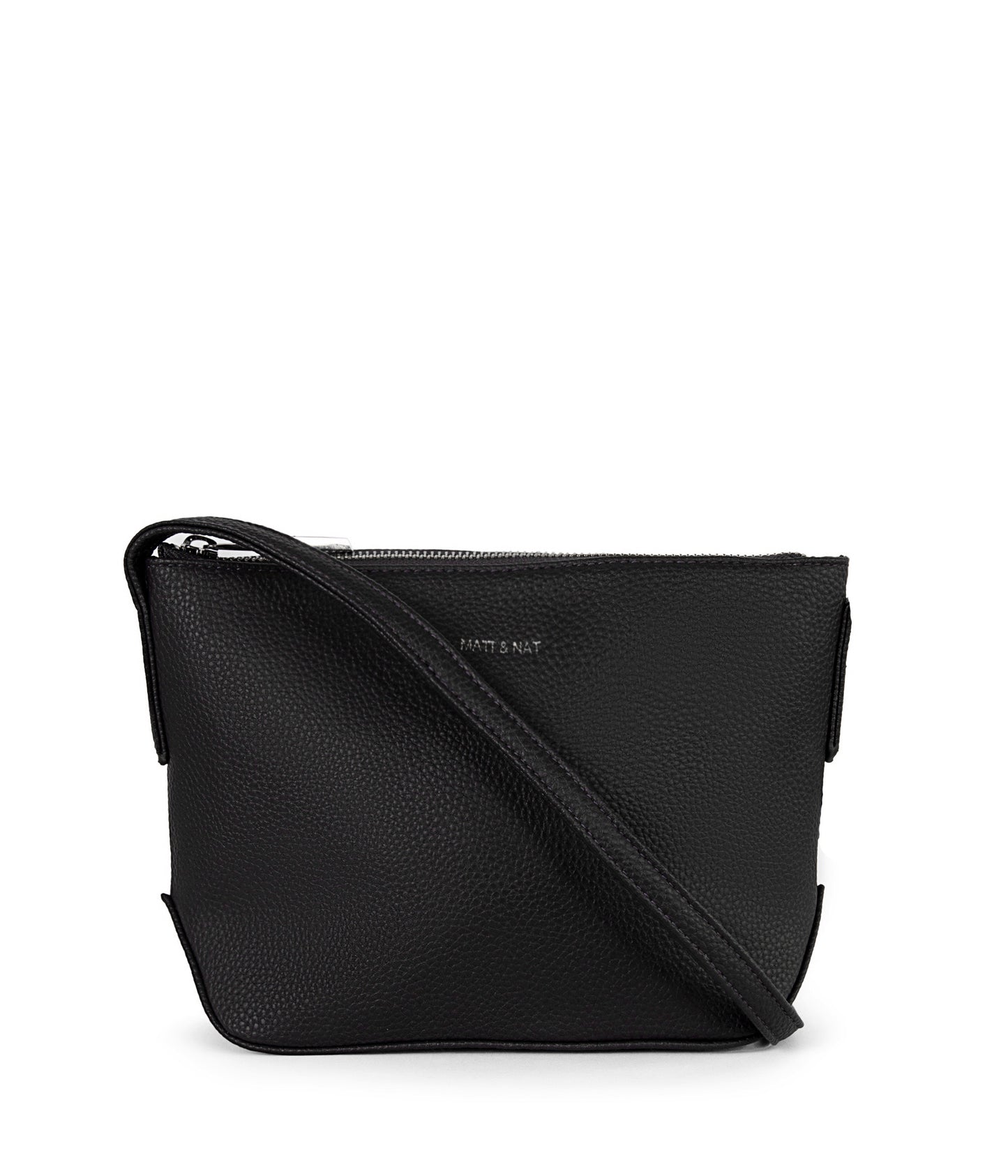 SAM Vegan Crossbody Bag - Grain | Color: Black - variant::black