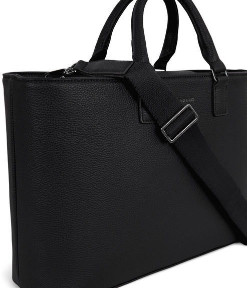 SEVYN Vegan Satchel - Purity | Color: Black - variant::black