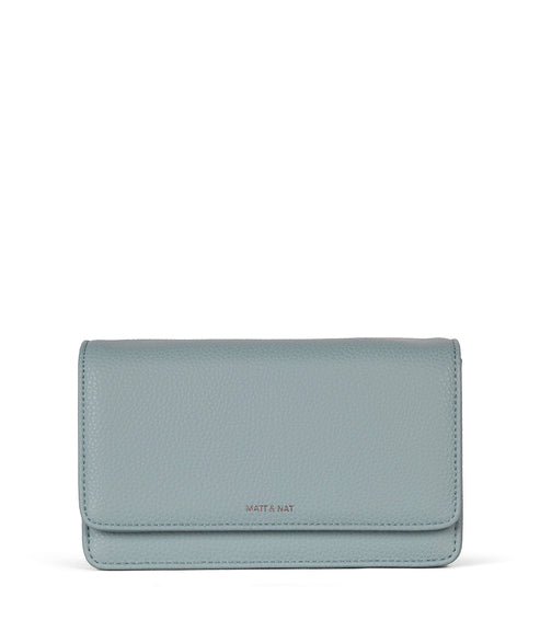 BEE Vegan Crossbody Bag - Grain | Color: Aquamarine - variant::aquamarine