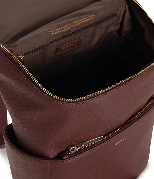 BRAVE Vegan Backpack - Grain | Color: Cherry - variant::cherry