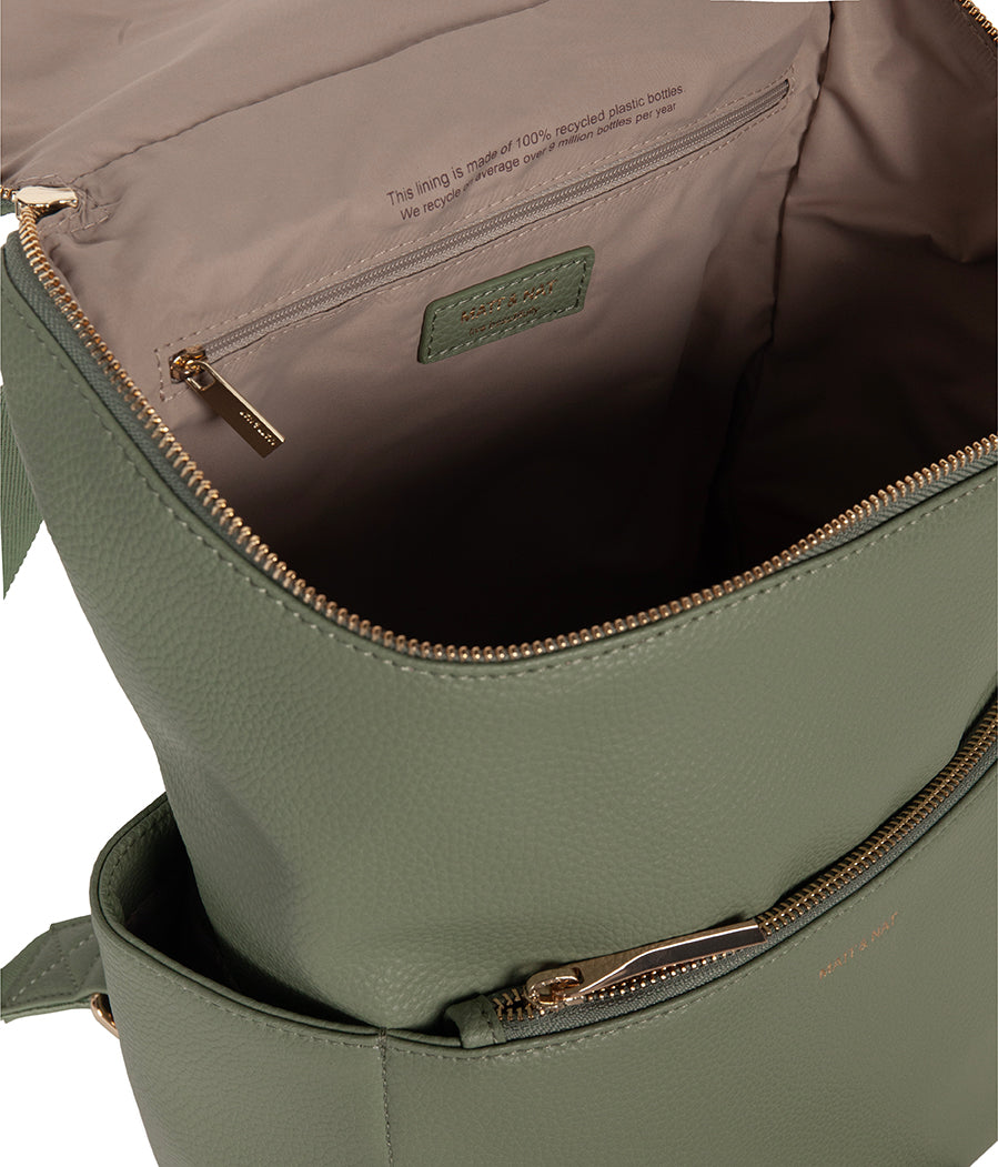 BRAVE Vegan Backpack - Grain | Color: Olivine - variant::olivine