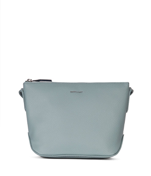 SAM Vegan Crossbody Bag - Grain | Color: Aquamarine - variant::aquamarine