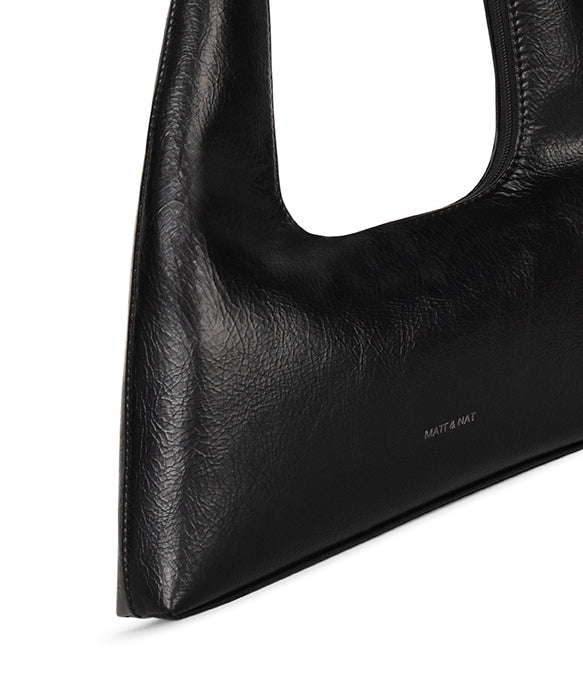 COCO Vegan Shoulder Bag – Theme | Color: Black - variant::black