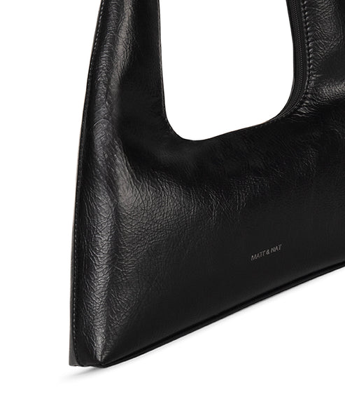 COCO Vegan Shoulder Bag – Theme | Color: Black - variant::black