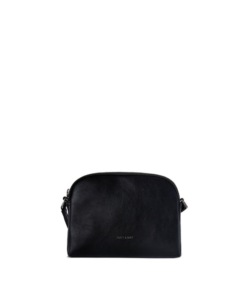 KRISTY Slim Vegan Crossbody Bag - Forum | Color: Black - variant::black